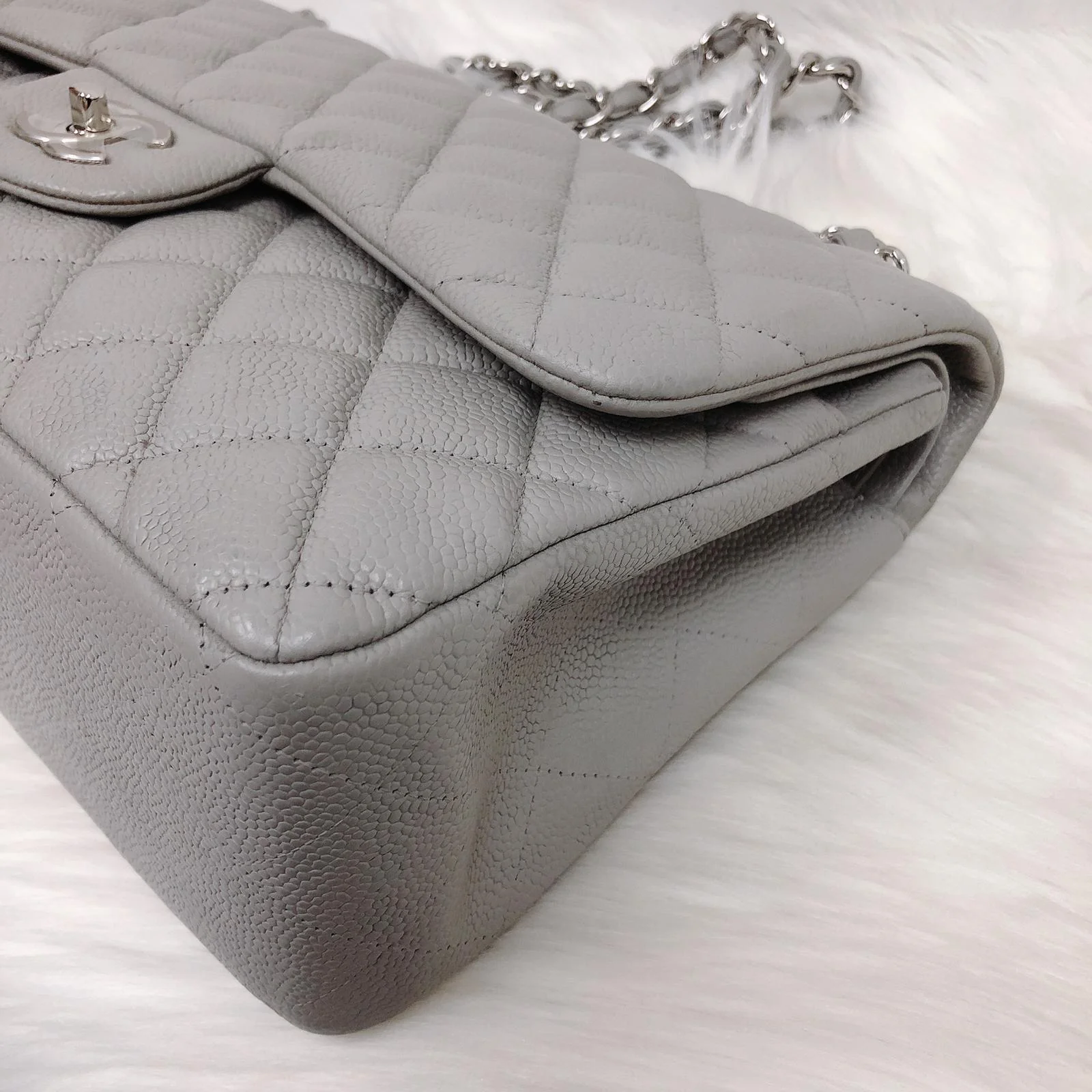 Classic Double Flap Jumbo Grey - Image 20