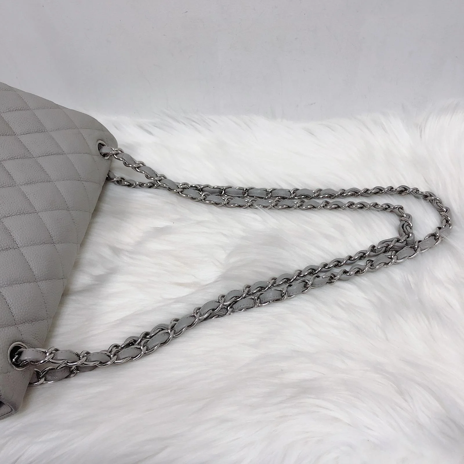 Classic Double Flap Jumbo Grey - Image 21