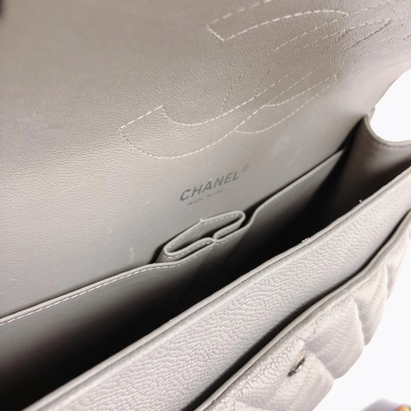 Classic Double Flap Jumbo Grey - Image 26