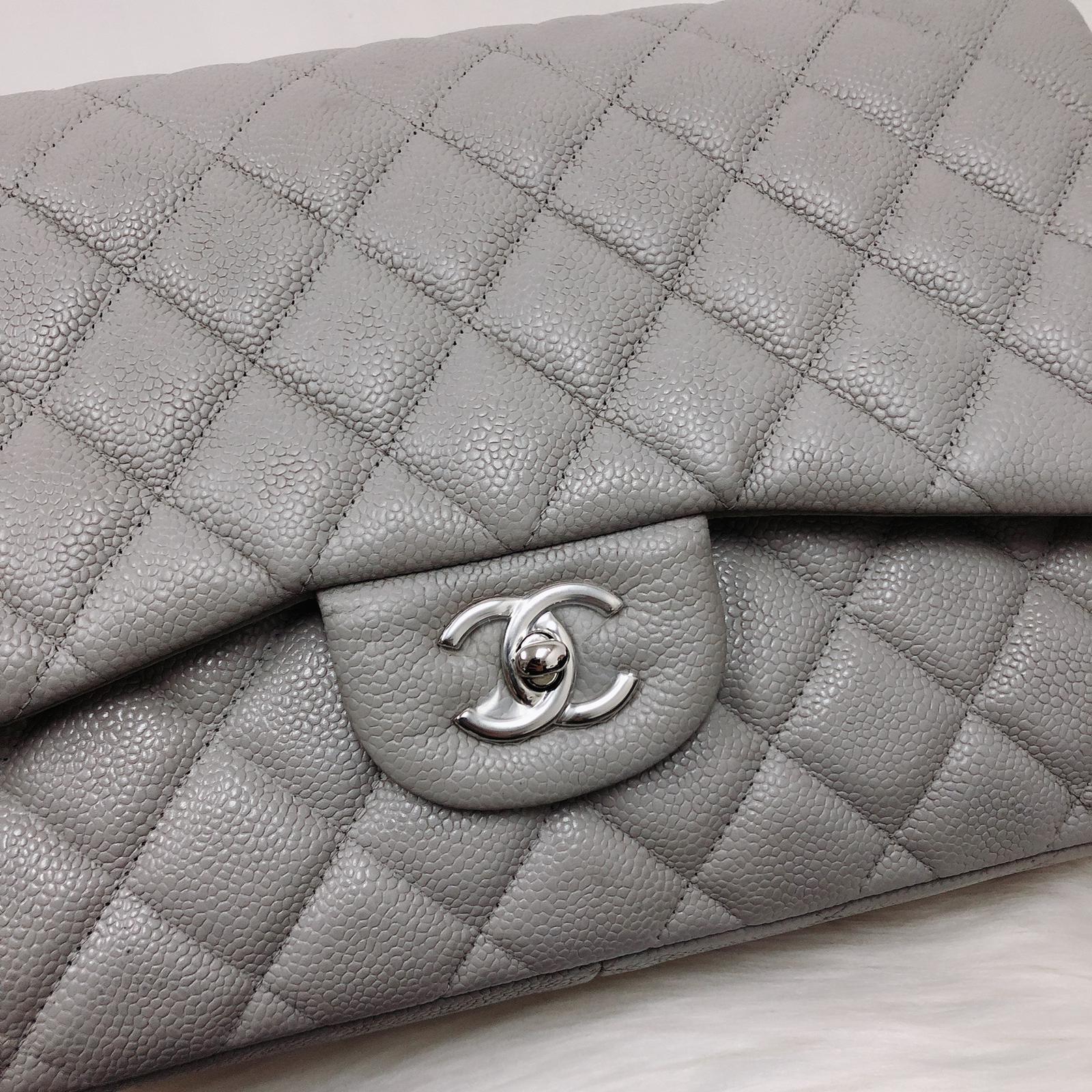 Classic Double Flap Jumbo Grey - Image 4
