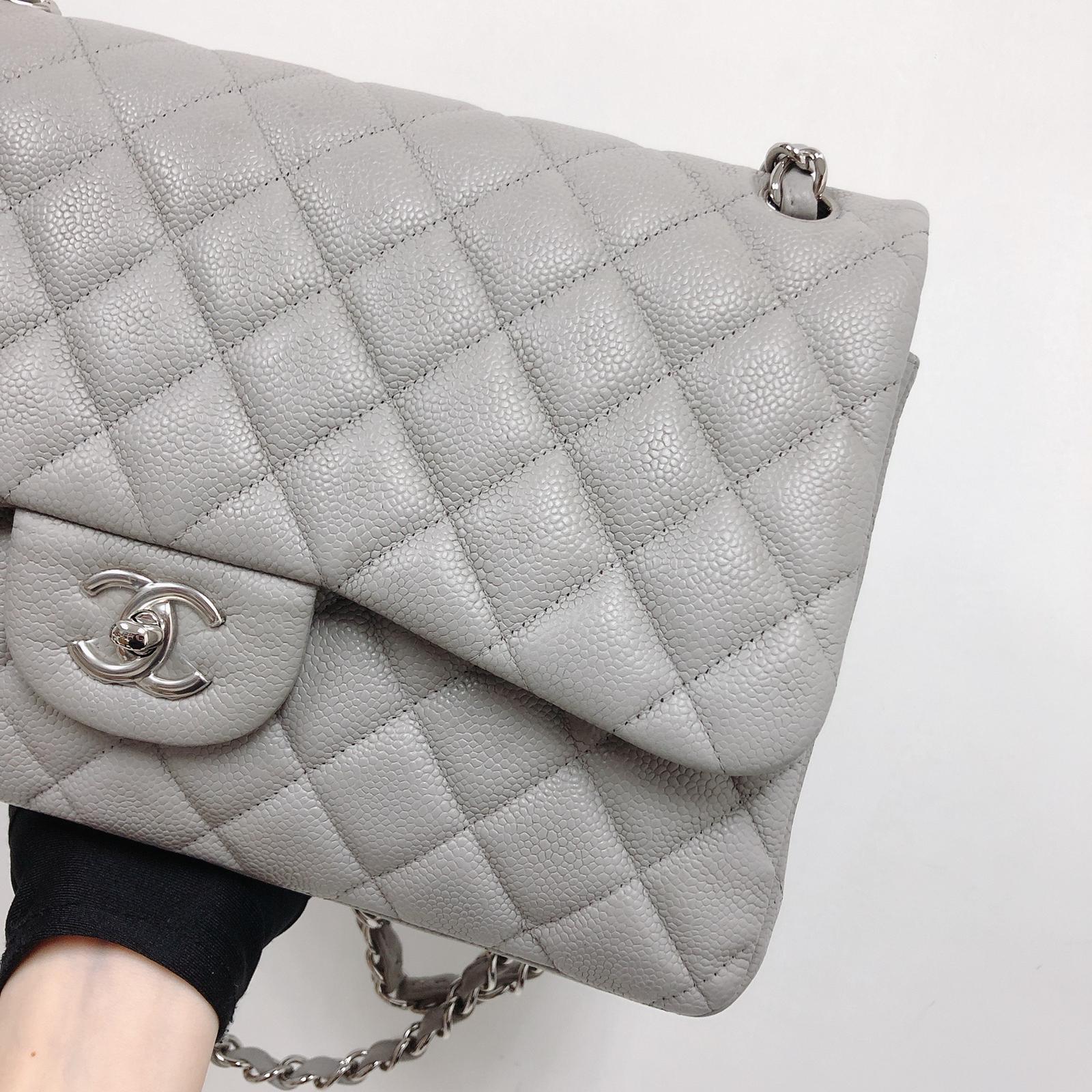 Classic Double Flap Jumbo Grey - Image 6