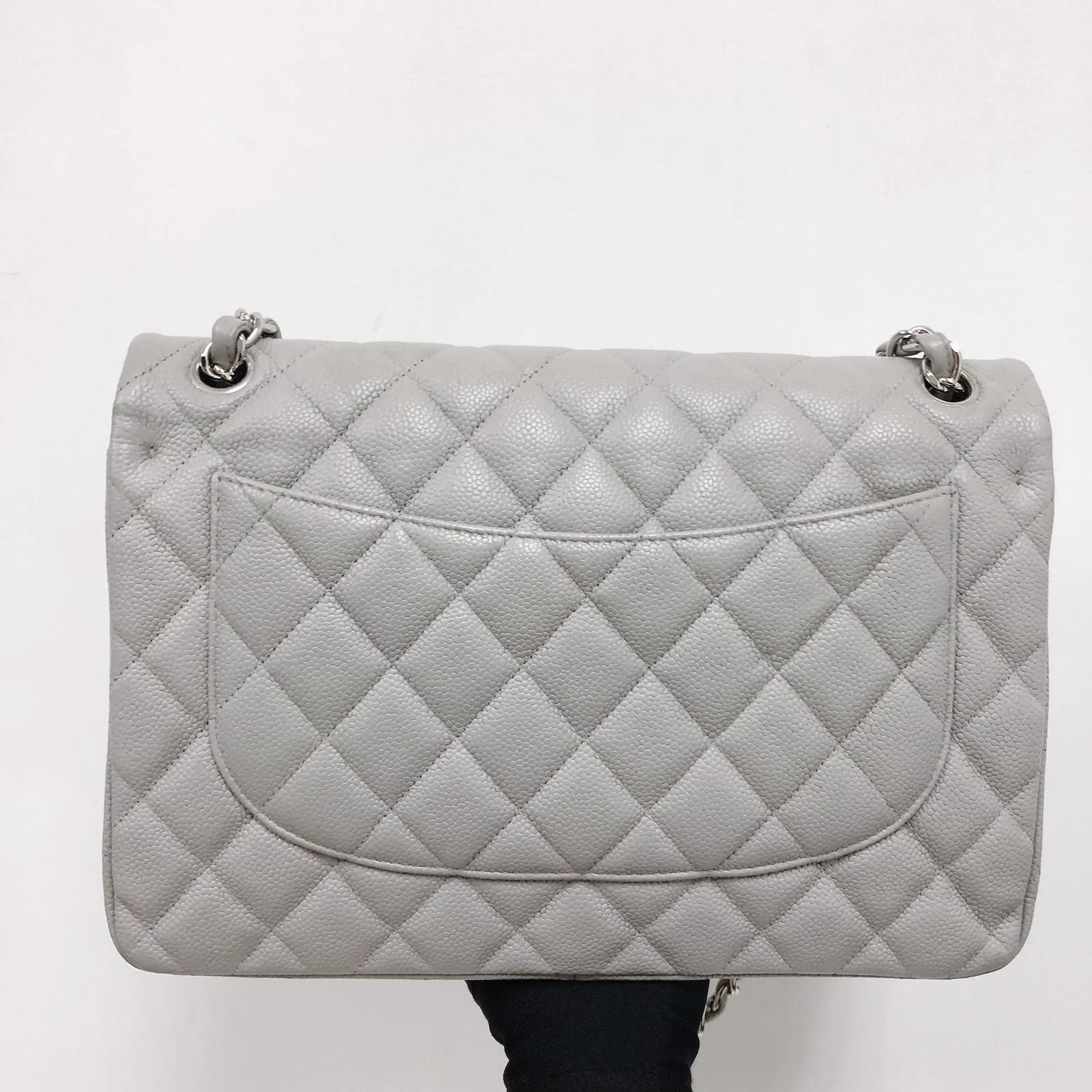 Classic Double Flap Jumbo Grey - Image 7