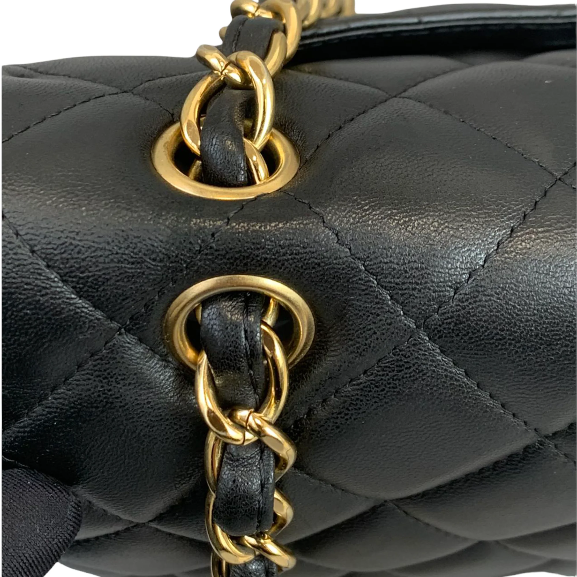 Classic Single Flap Maxi Lambskin Black GHW - Image 6