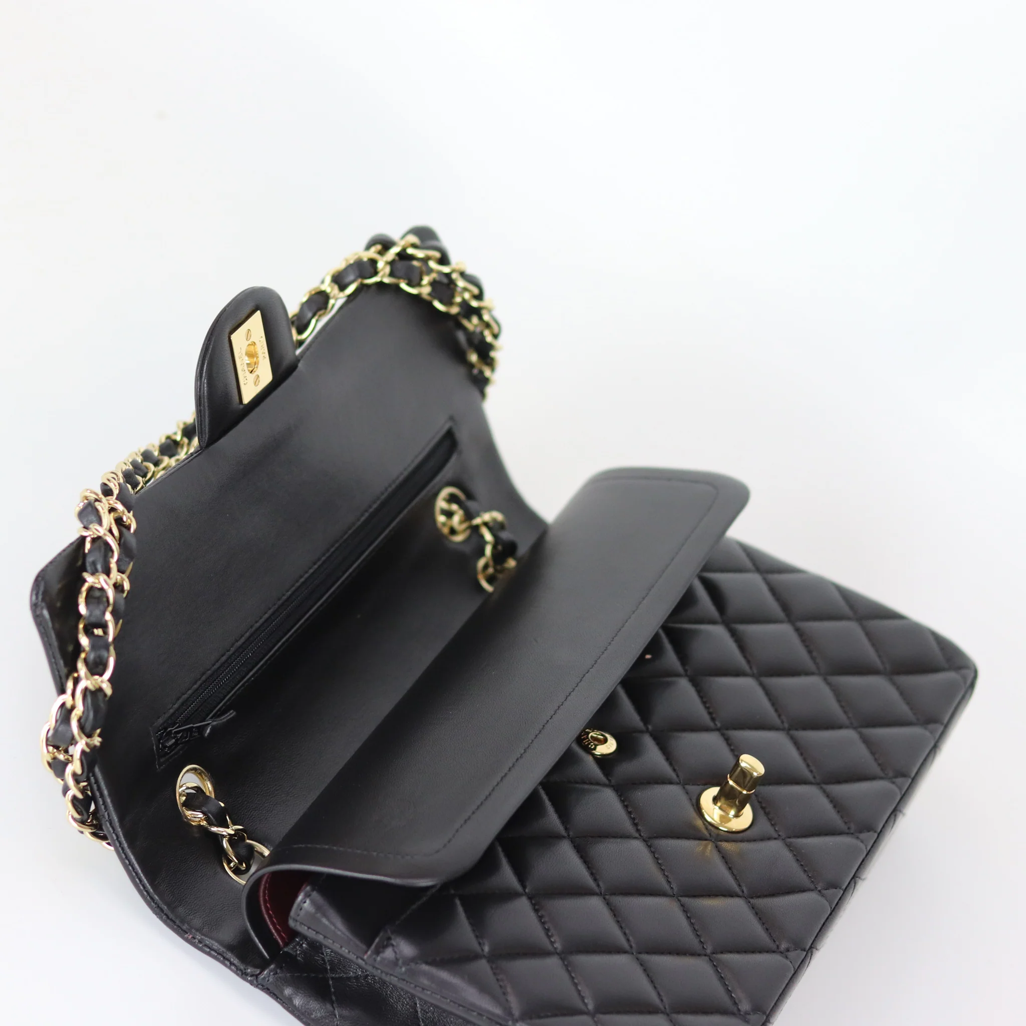Classic Flap Black Medium Lambskin GHW - Image 18
