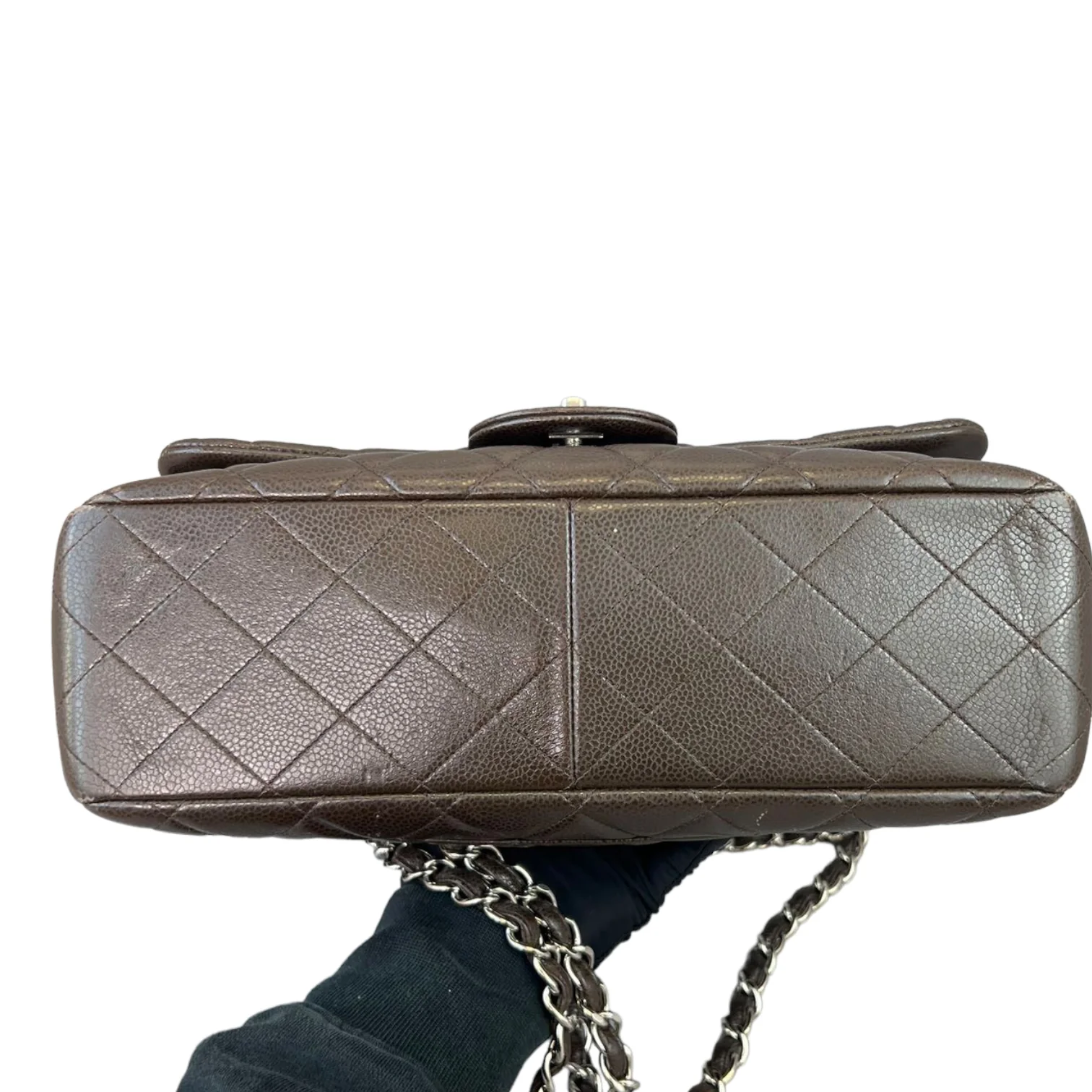 Classic Jumbo Single Flap Brown SHW - Image 6