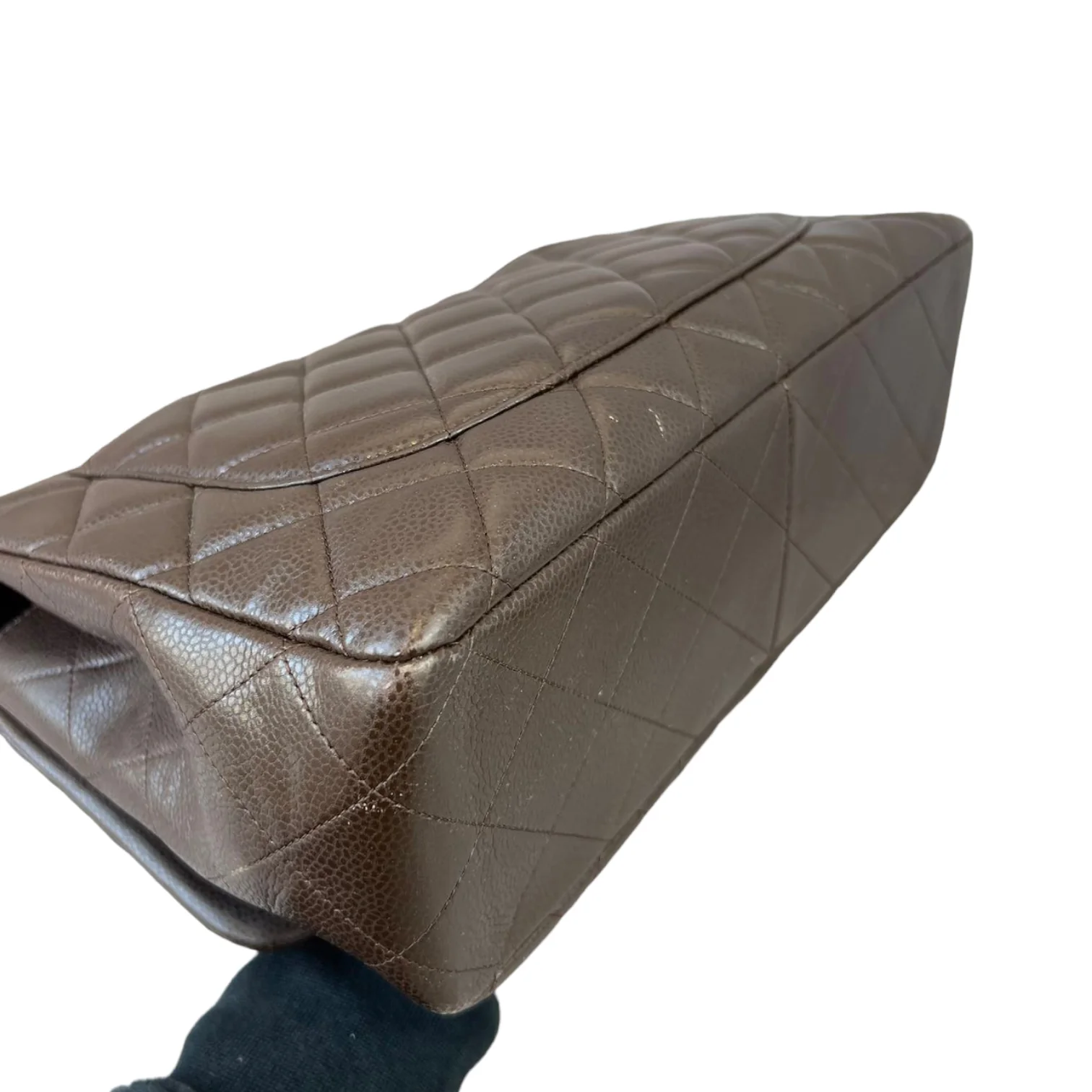 Classic Jumbo Single Flap Brown SHW - Image 7