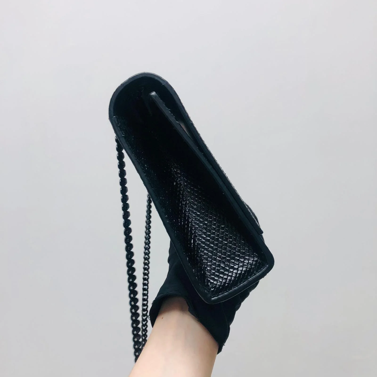 Classic Monogram Kate Satchel in Python-Effect Leather - Image 8