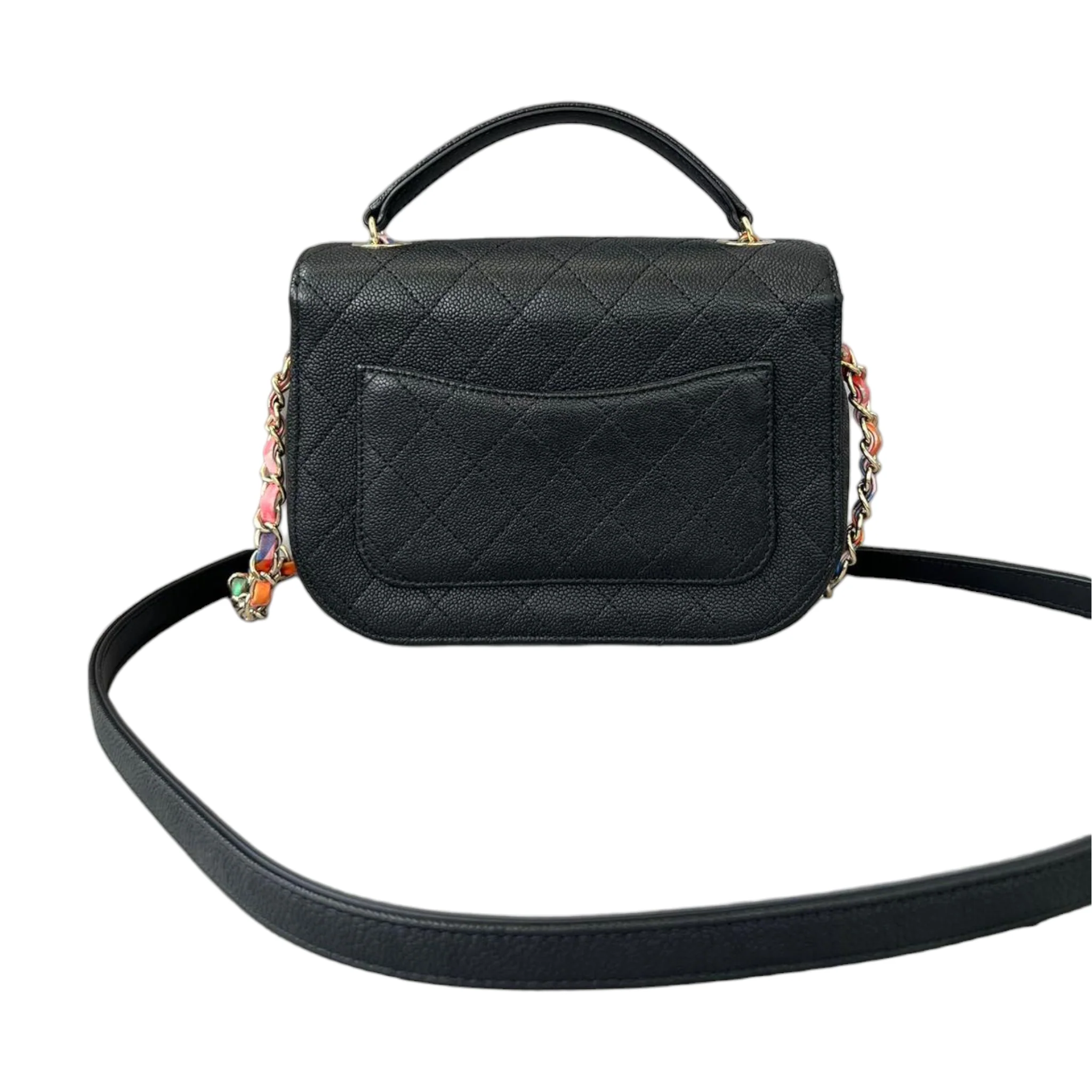 Coco Cuba CC Flap Caviar Leather Black GHW - Image 2