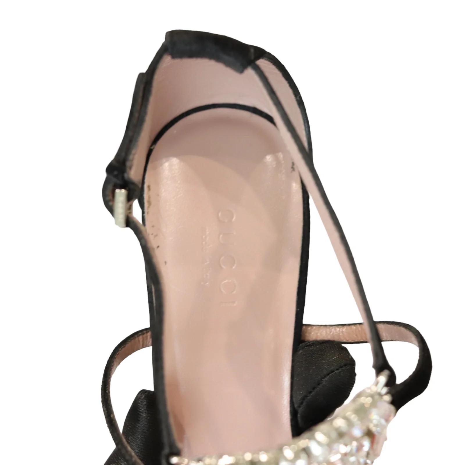 Suede Embellished GG Logo Pumps 36 - Image 12