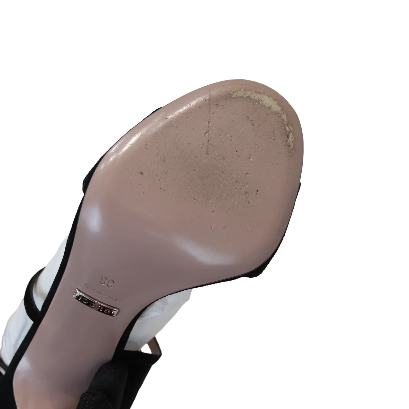 Suede Embellished GG Logo Pumps 36 - Image 13