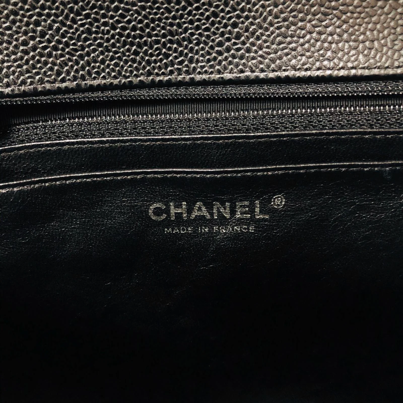 Single Flap Classic Jumbo in Black Caviar with SHW - Image 16
