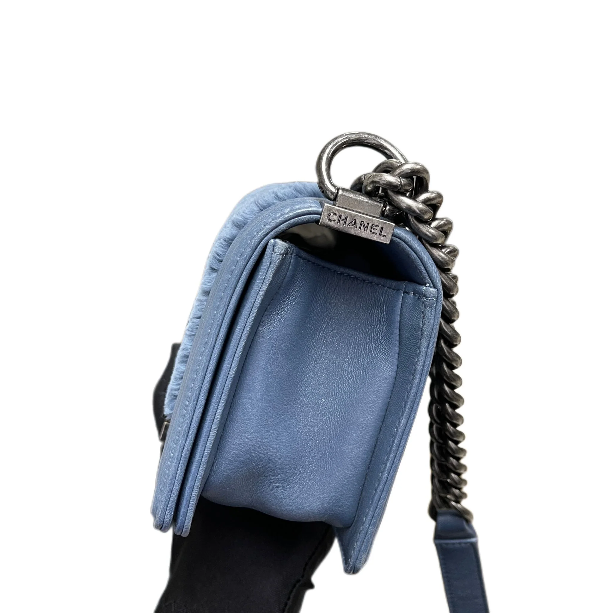 Small Boy Lambskin Fur Blue RHW - Image 5