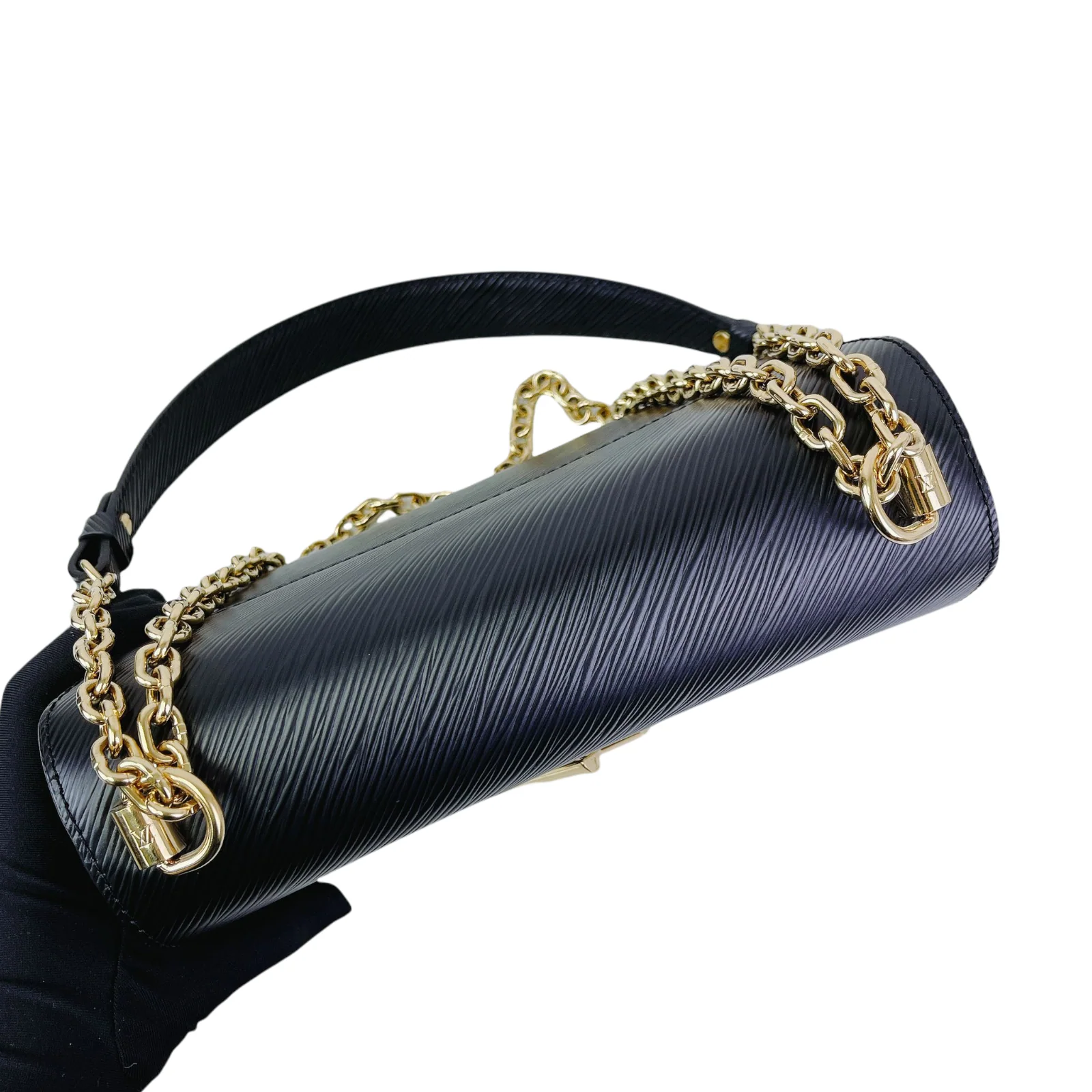 Twist Epi Leather MM Black GHW - Image 6