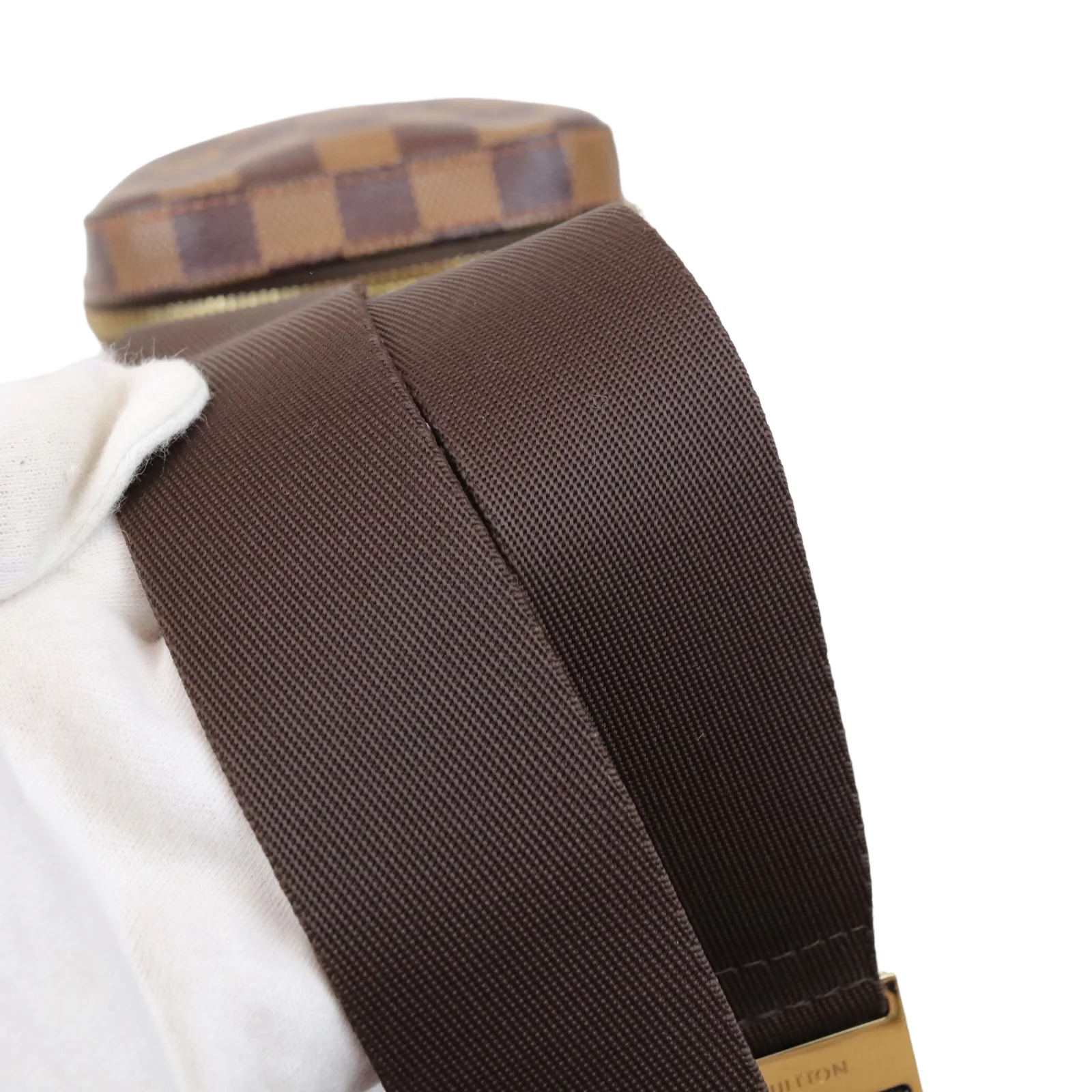 Damier Ebene Geronimos Waist fanny Black GHW - Image 15
