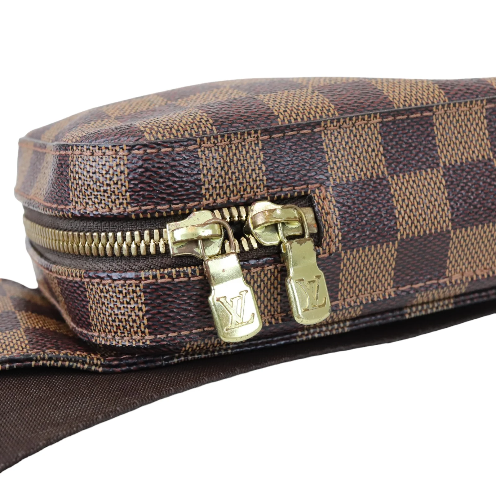 Damier Ebene Geronimos Waist fanny Black GHW - Image 6