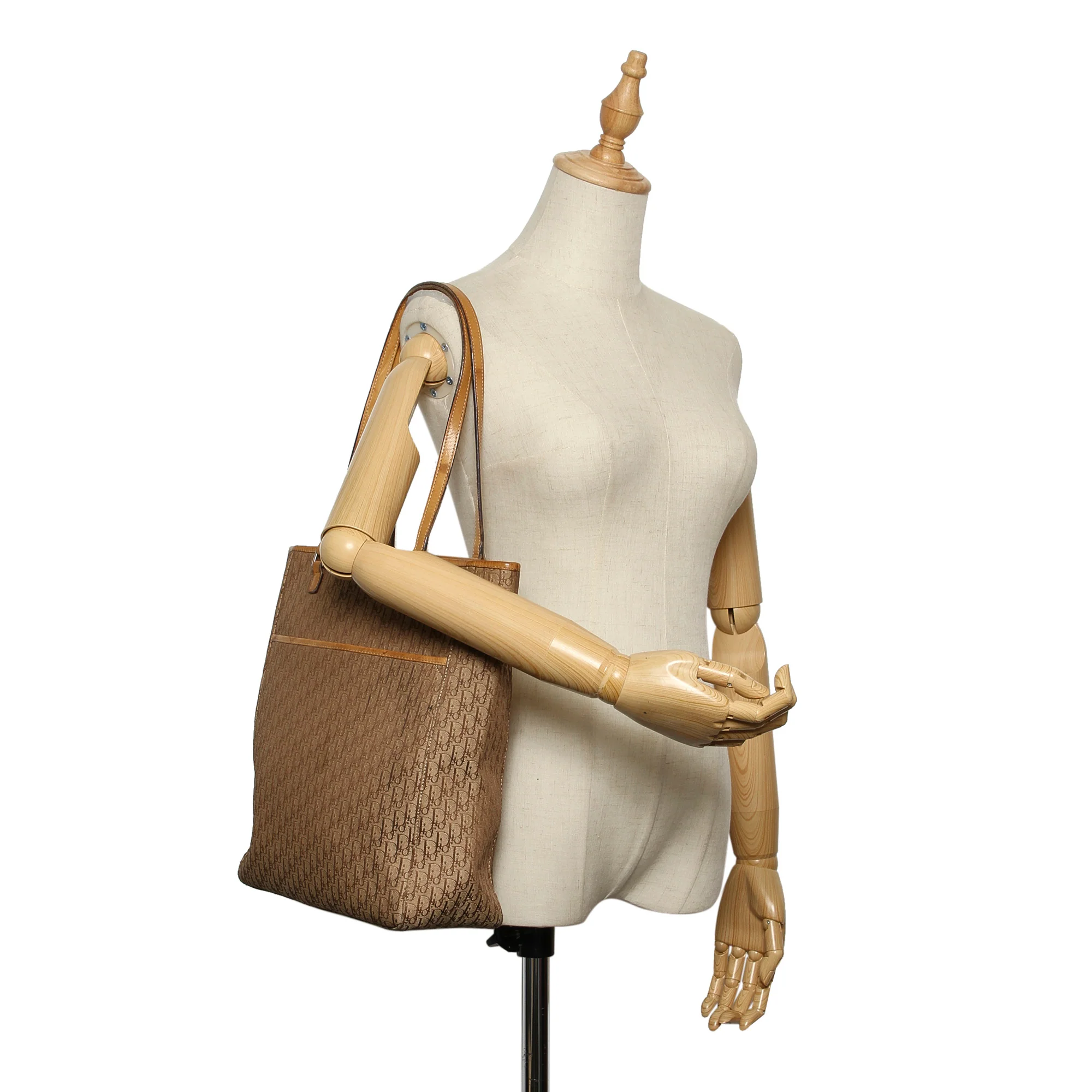 Dior Dior Oblique Canvas Tote Bag Brown - Image 9
