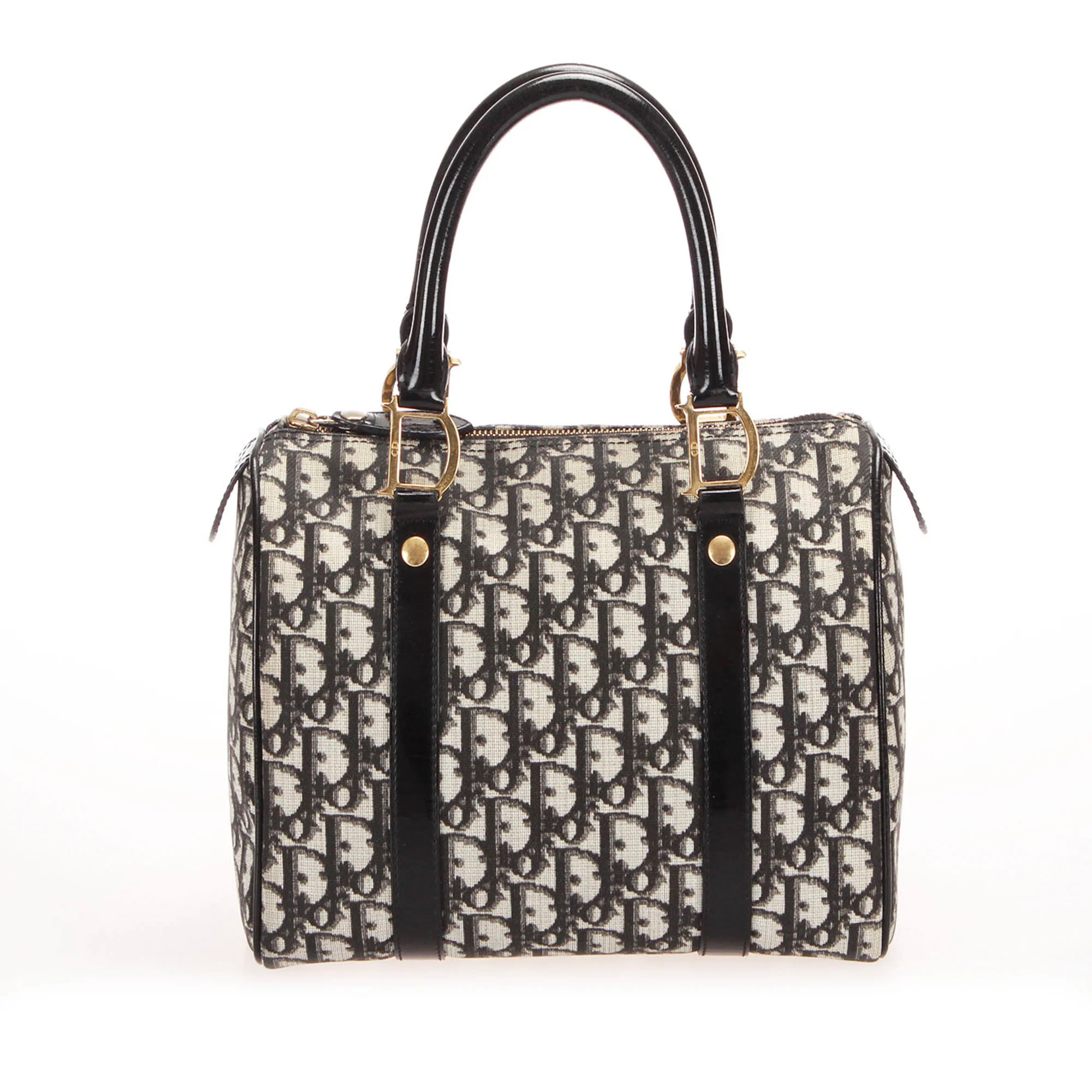 Dior Oblique Canvas Boston Bag Black - Image 3