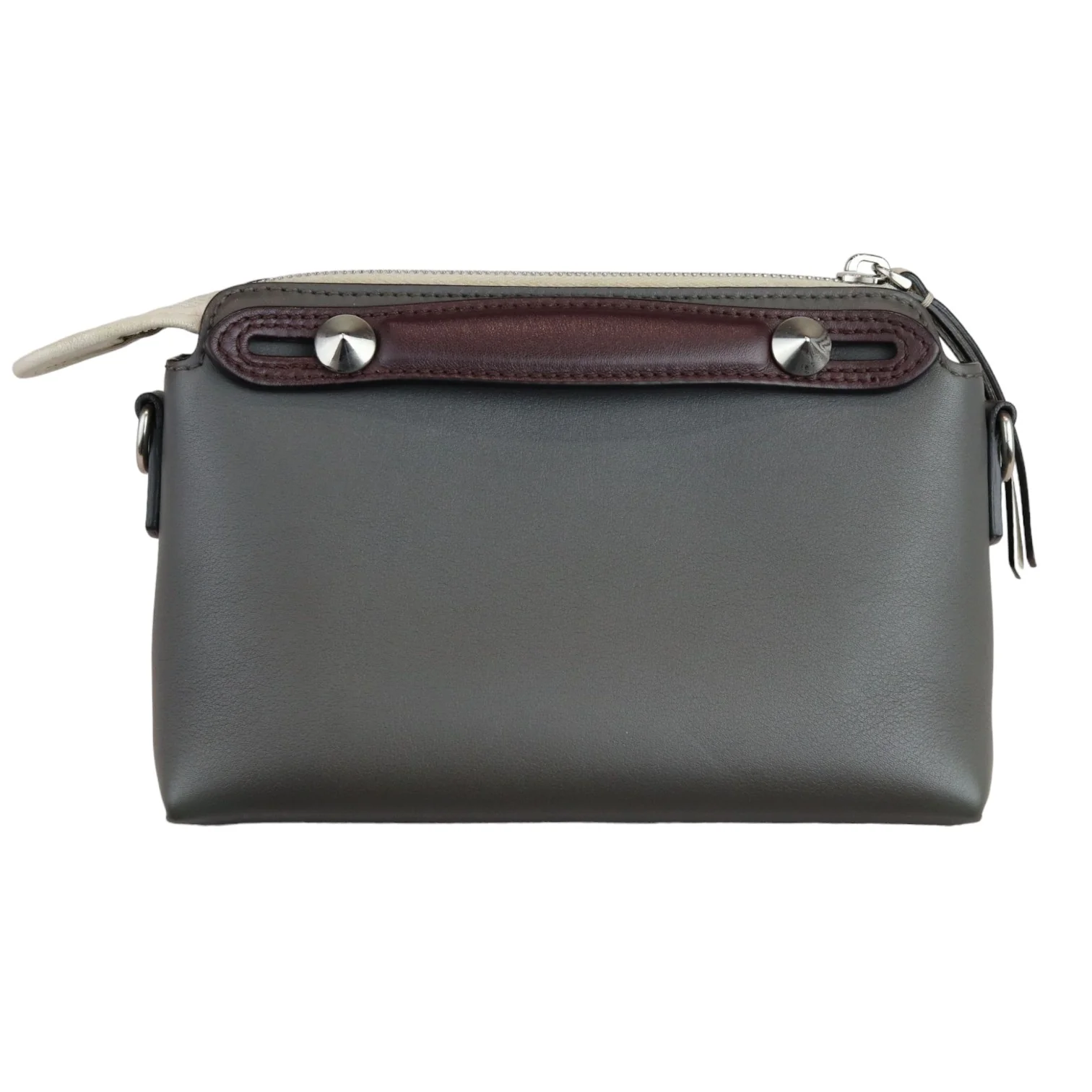 By The Way Multicolor Satchel Calfskin in Grey SHW - Image 3