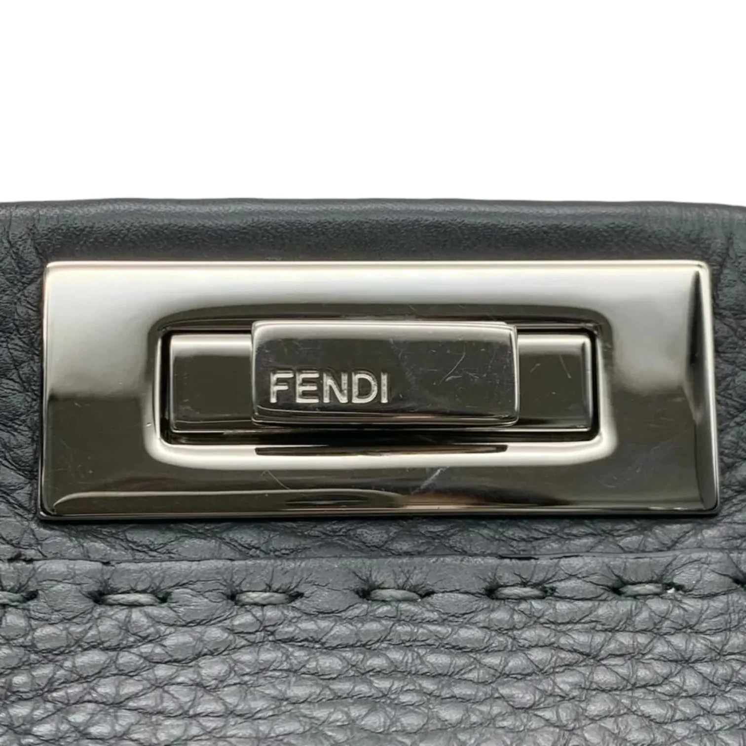 Cuoio Romano Selleria Bi-Color Medium Peekaboo Black SHW - Image 16