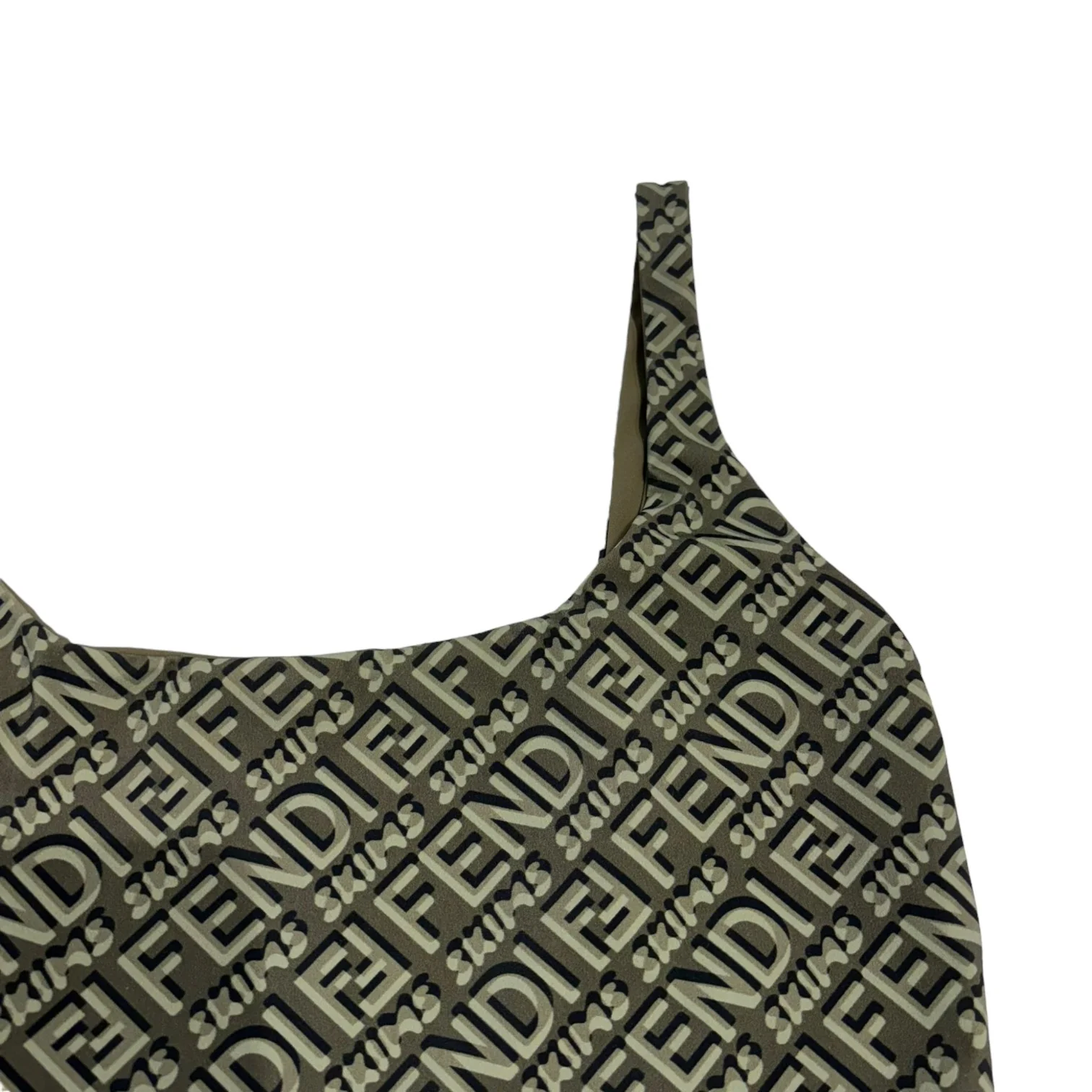 High Leg One-Piece Swimsuit Green Size Medium - Image 6