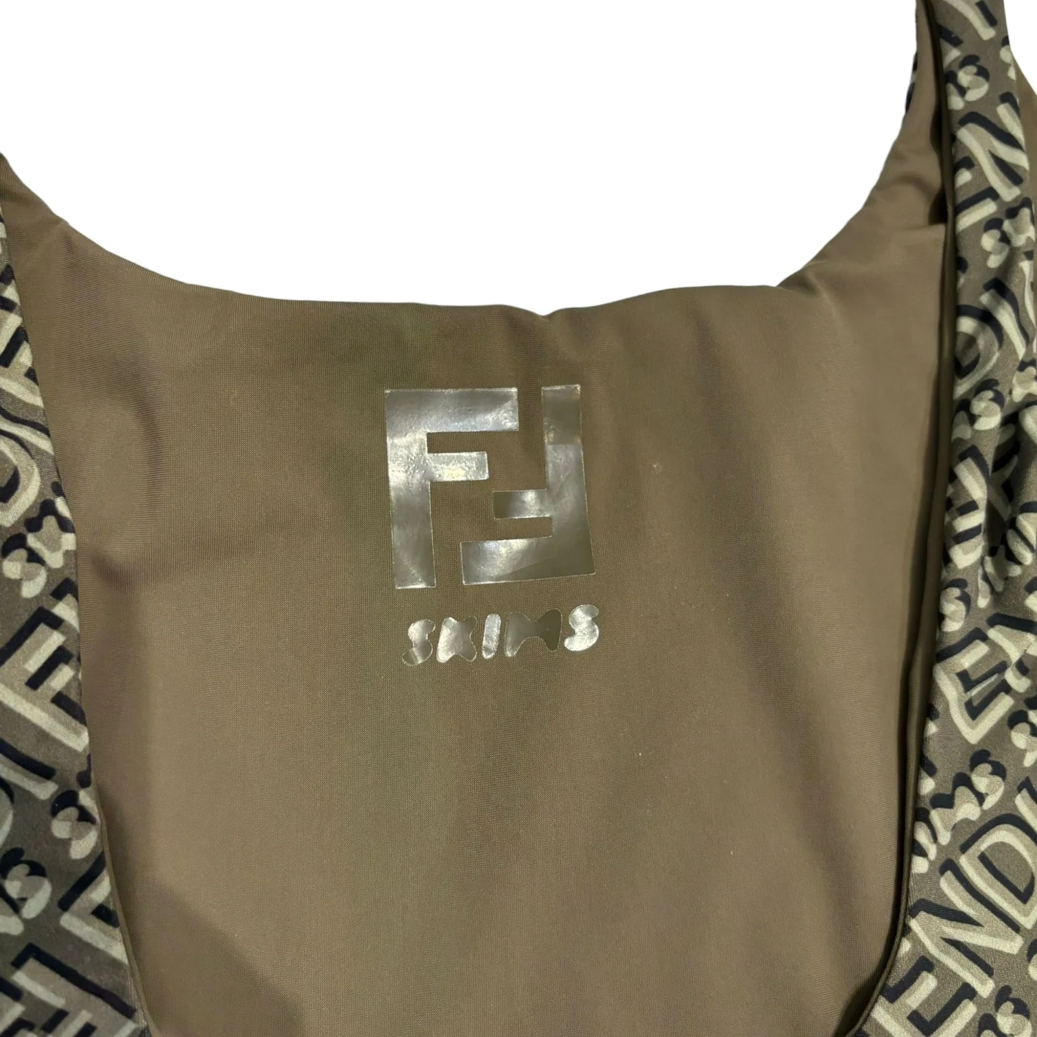 High Leg One-Piece Swimsuit Green Size Medium - Image 9