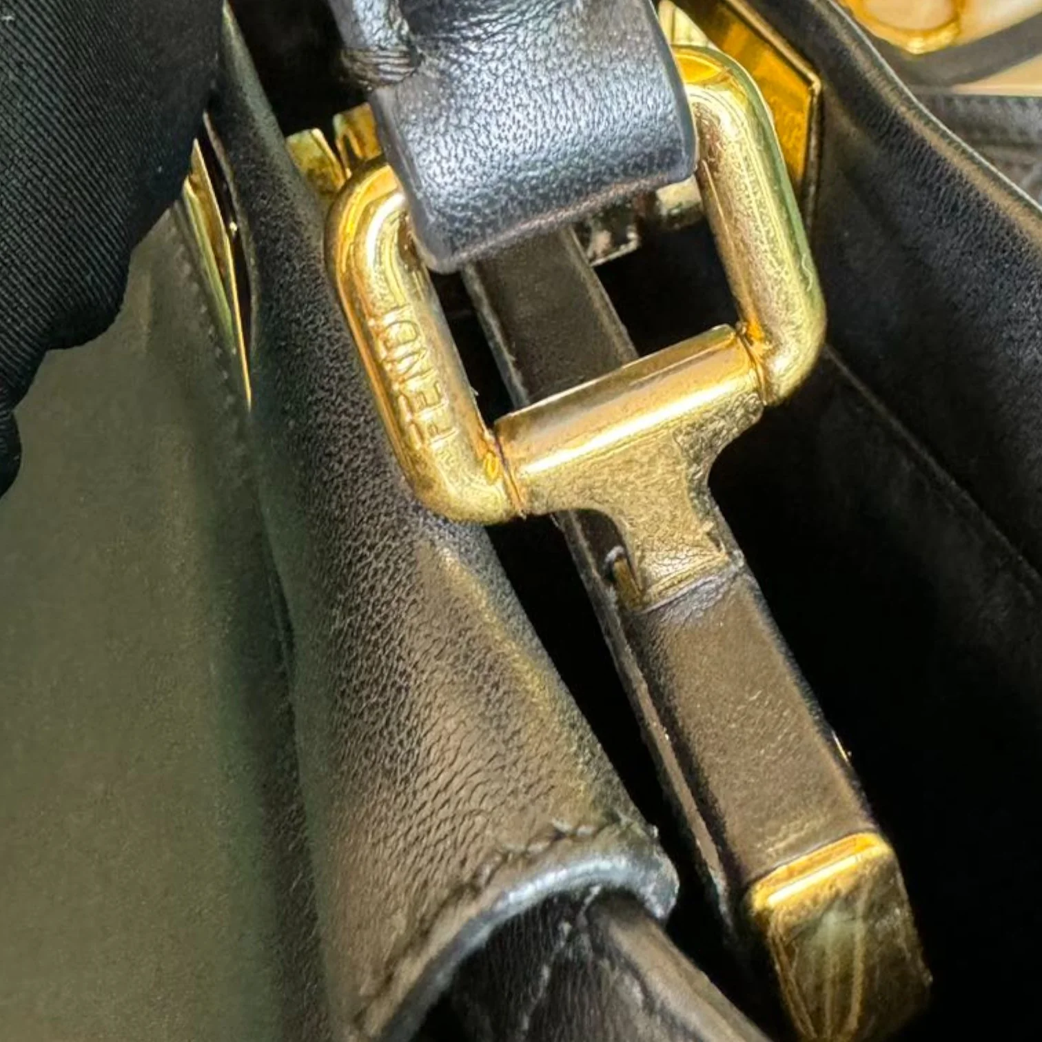Peekaboo Iconic Satchel Mini Nappa Lambskin Black GHW - Image 13