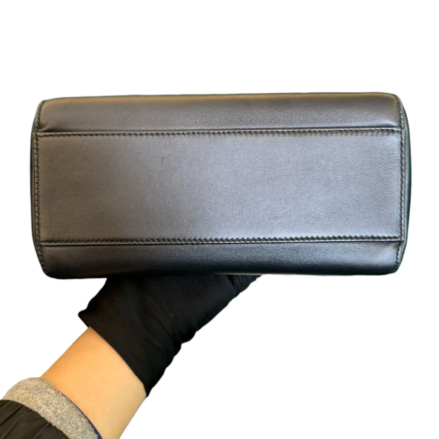 Peekaboo Iconic Satchel Mini Nappa Lambskin Black GHW - Image 4