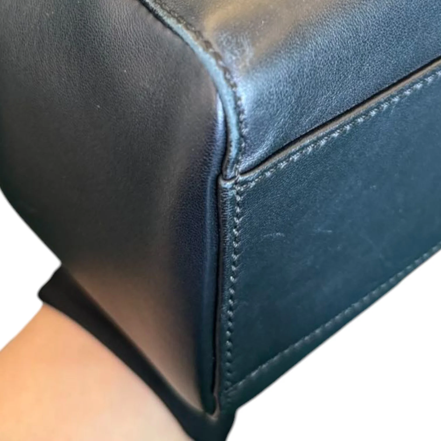 Peekaboo Iconic Satchel Mini Nappa Lambskin Black GHW - Image 7