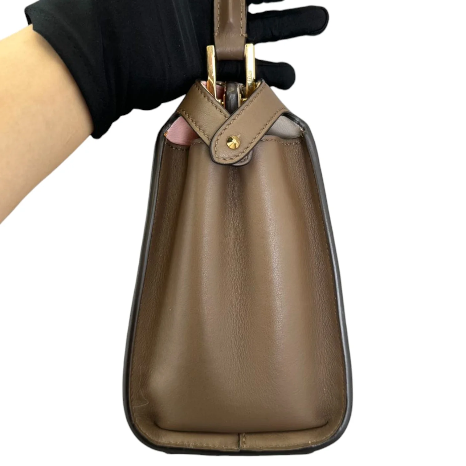 Peekaboo Iseeu Small Calfskin Leather Taupe GHW - Image 4