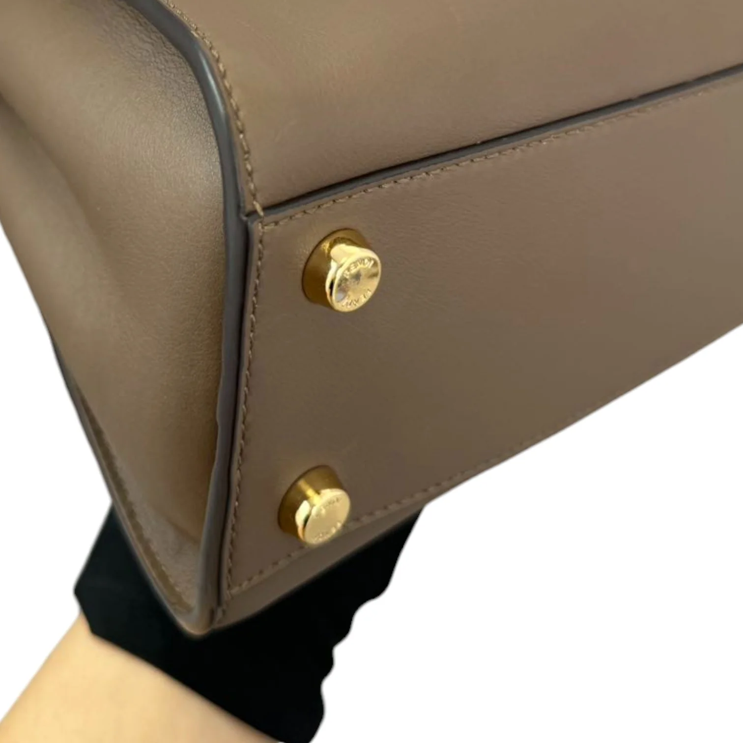 Peekaboo Iseeu Small Calfskin Leather Taupe GHW - Image 8