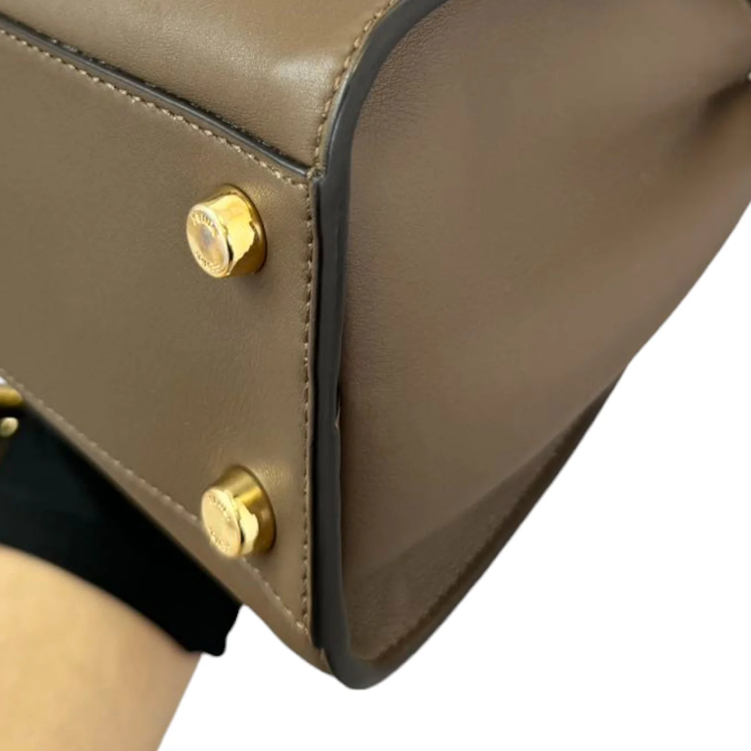 Peekaboo Iseeu Small Calfskin Leather Taupe GHW - Image 9