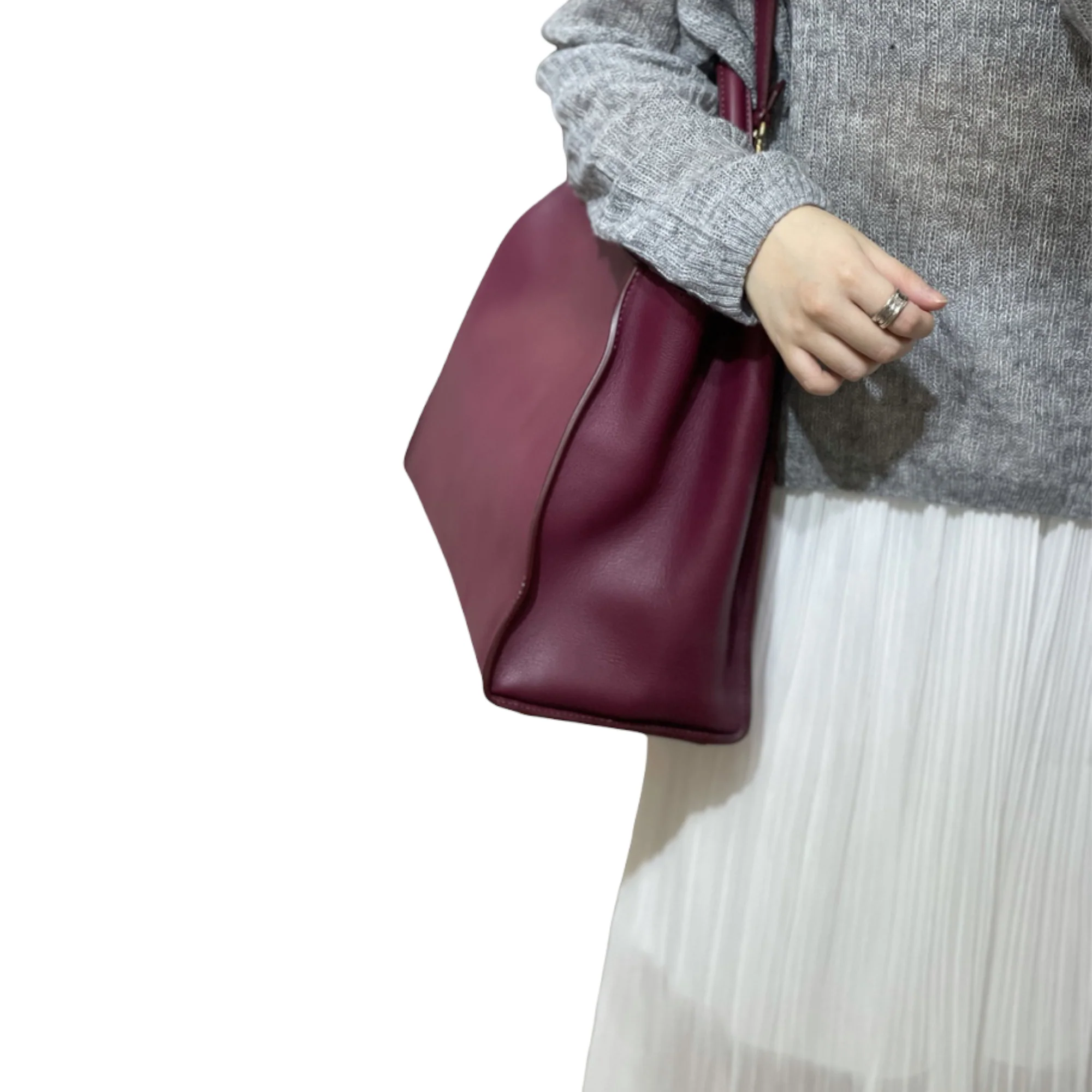 Peekaboo Large Leather Red GHW - Image 9