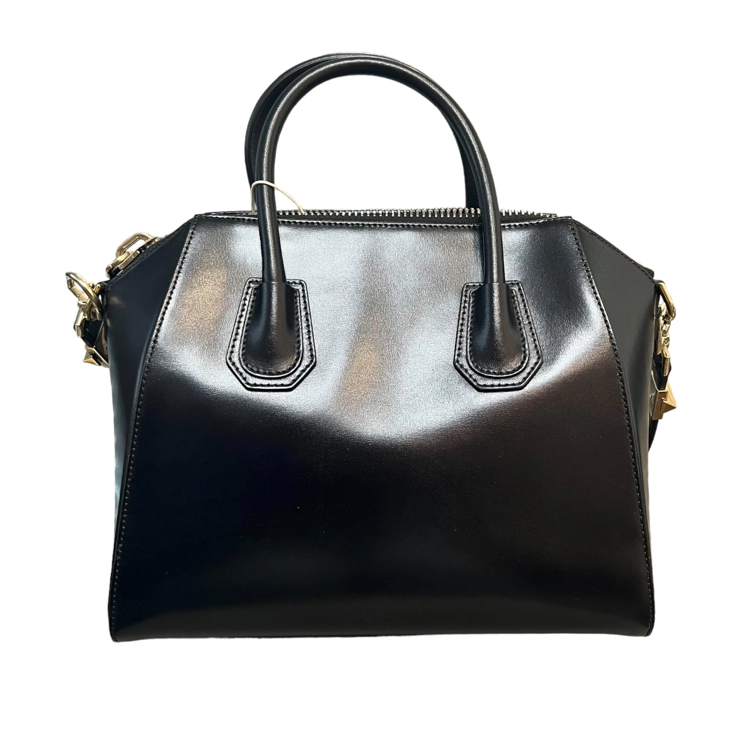 Antigona Medium Shiny Calfskin Black GHW - Image 2