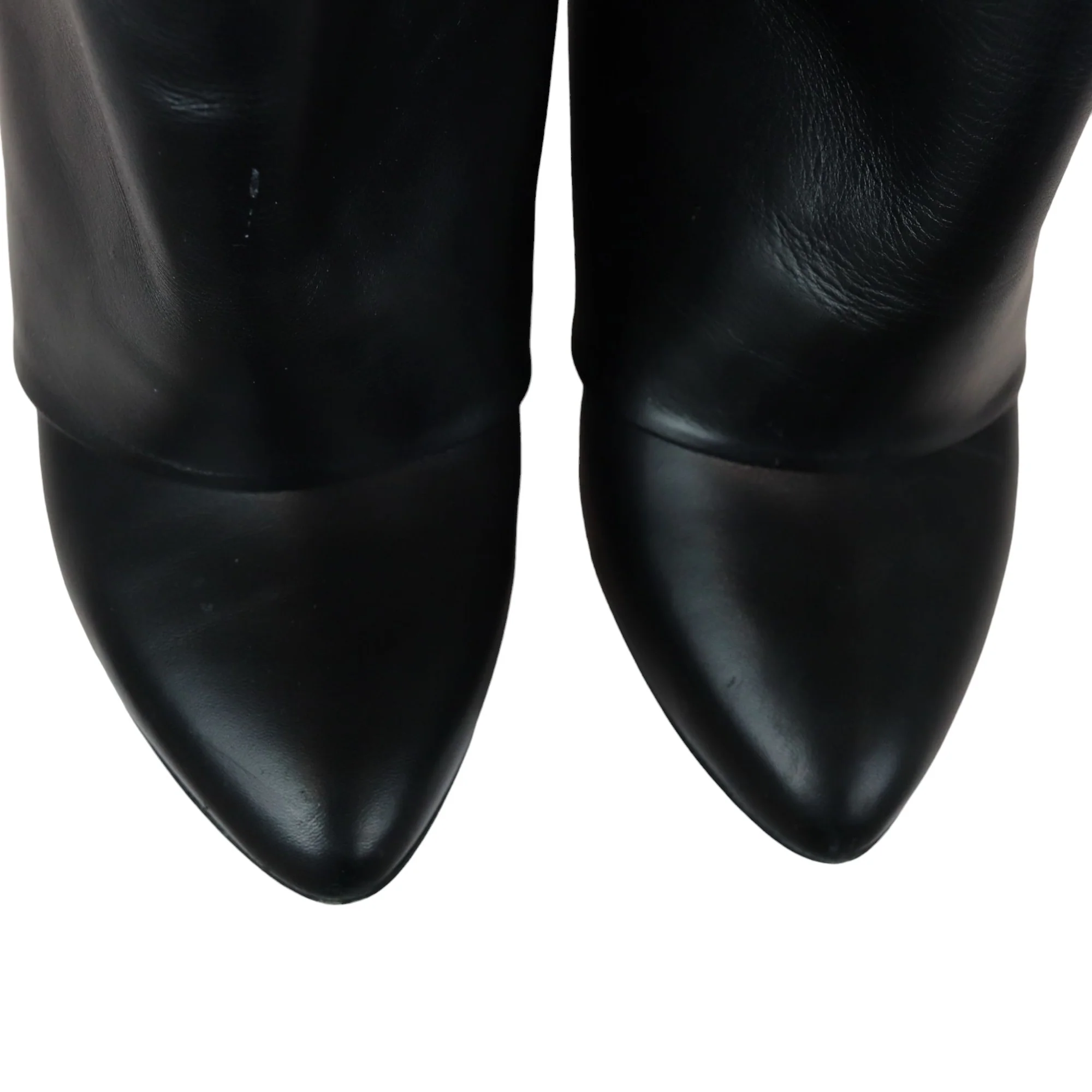 Newton Over the Knee Boots Calfskin Black Size 38 - Image 15