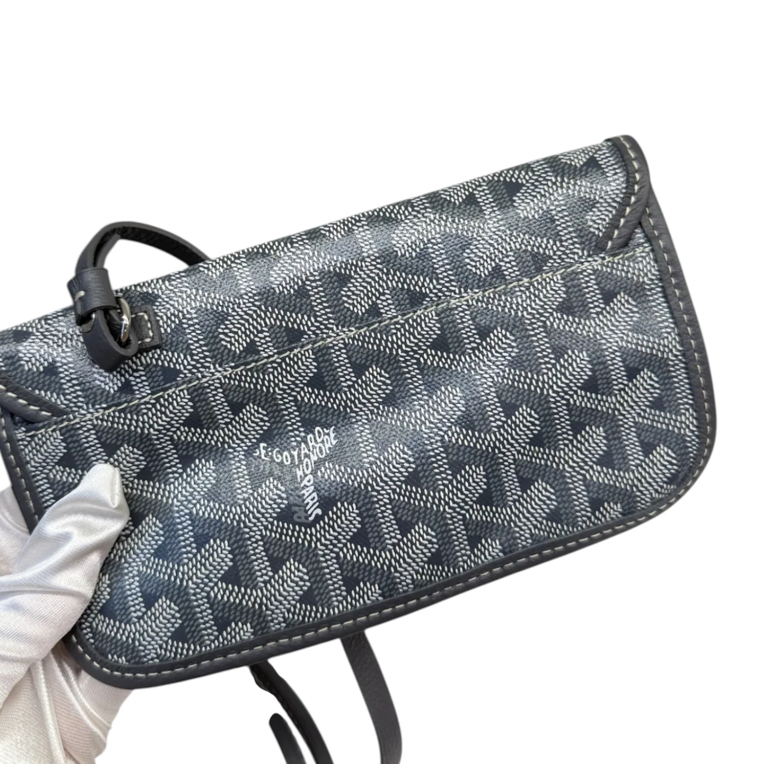 Saint Louis PM Goyardine Canvas Grey SHW - Image 15