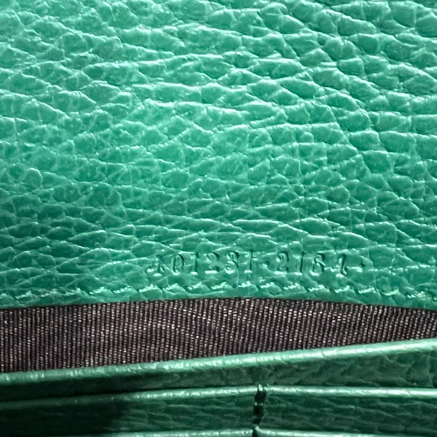 Dionysus Chain Wallet Calfskin Mini Green MHW - Image 10