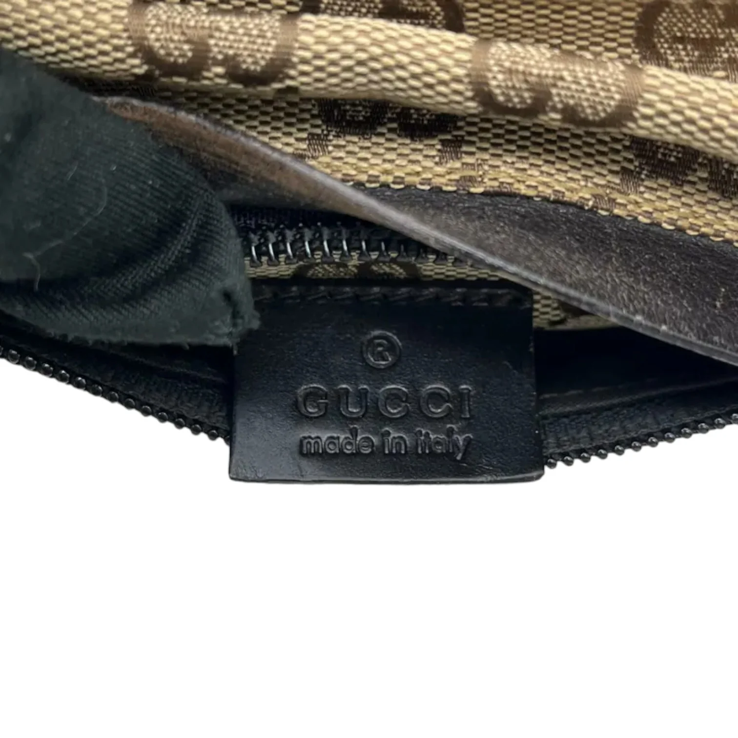 Double Pocket Waist Bag GG Supreme Monogram Canvas Beige SHW - Image 26