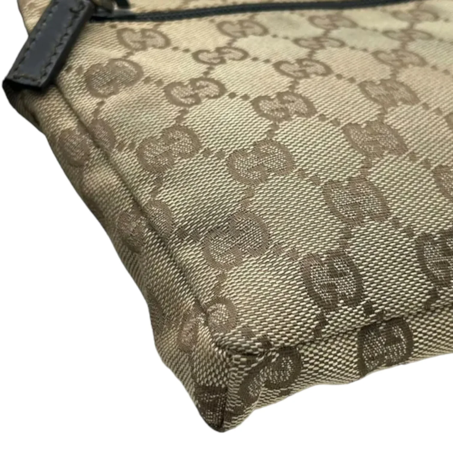 Double Pocket Waist Bag GG Supreme Monogram Canvas Beige SHW - Image 8