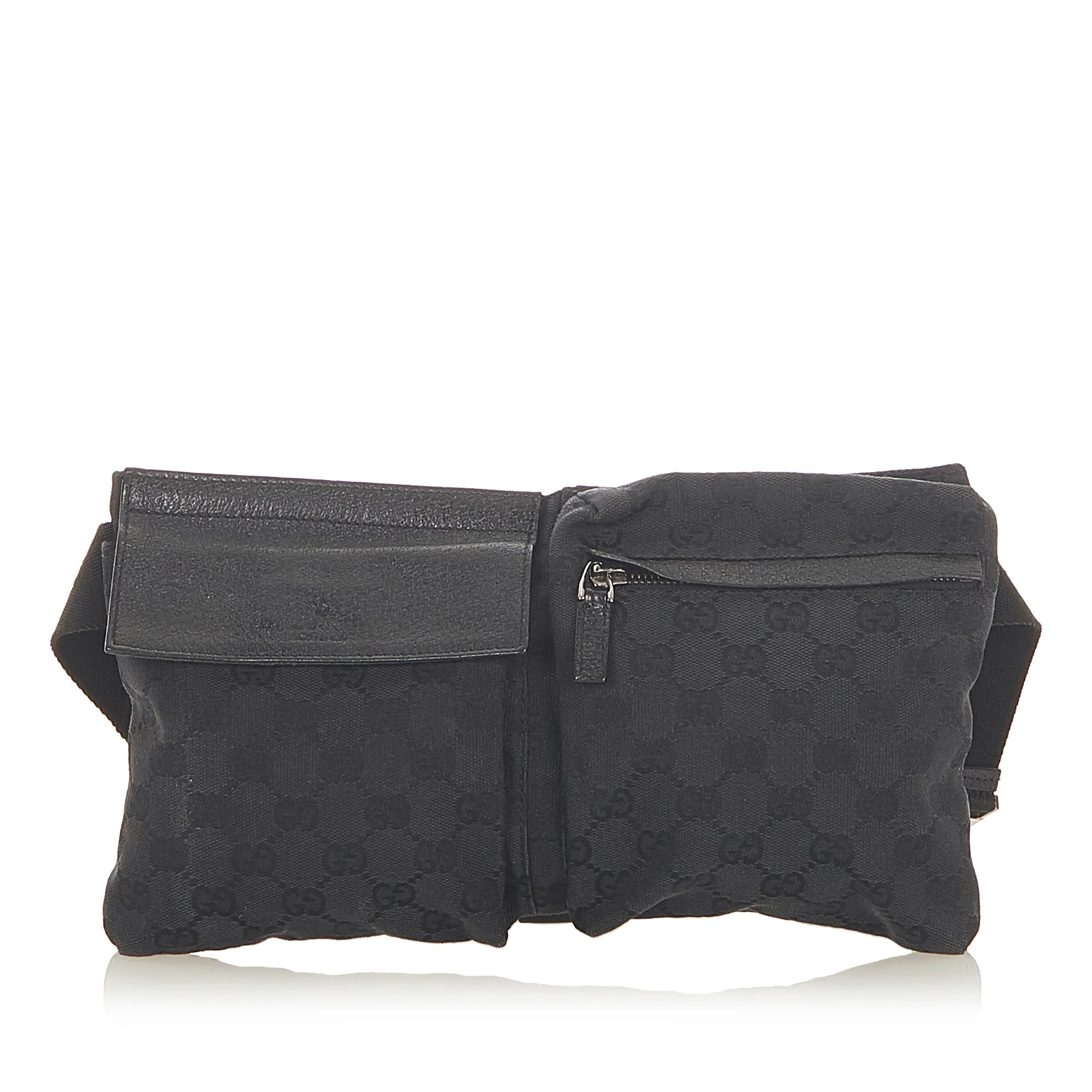 GG Canvas Belt Bag Black