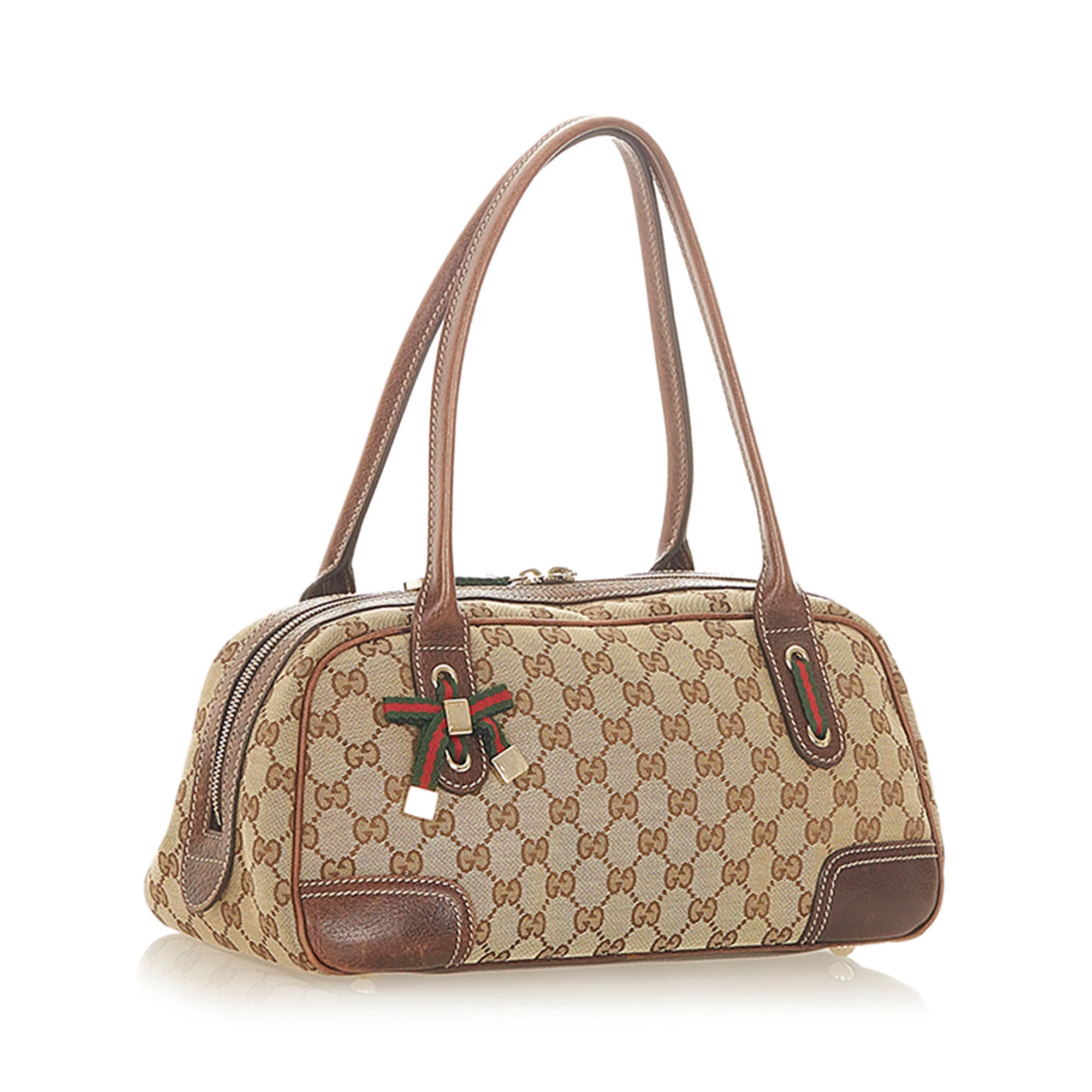 Gucci GG Canvas Princy Handbag Brown - Image 2