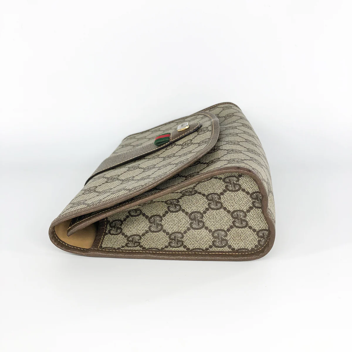 GG Monogram Clutch with Classic Detail and Gold Hardware - Image 4