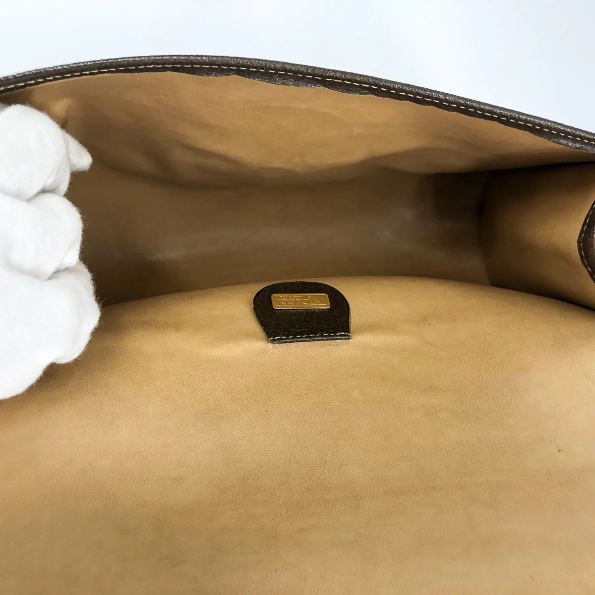 GG Monogram Clutch with Classic Detail and Gold Hardware - Image 7