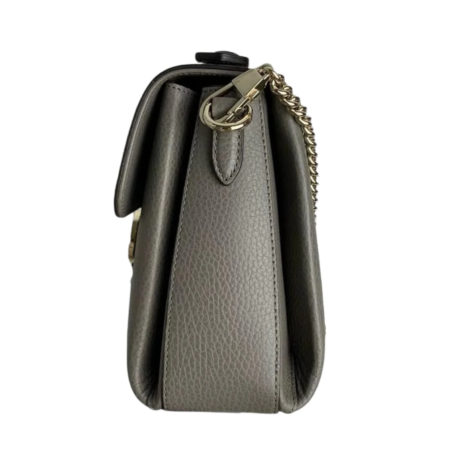 Interlocking GG Calfskin Leather Grey GHW - Image 5
