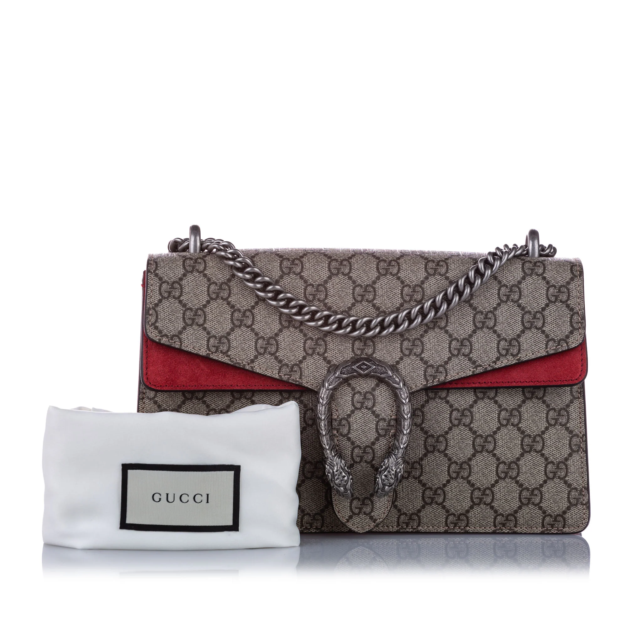 Medium GG Supreme Dionysus Shoulder Bag Brown and Beige SHW - Image 7