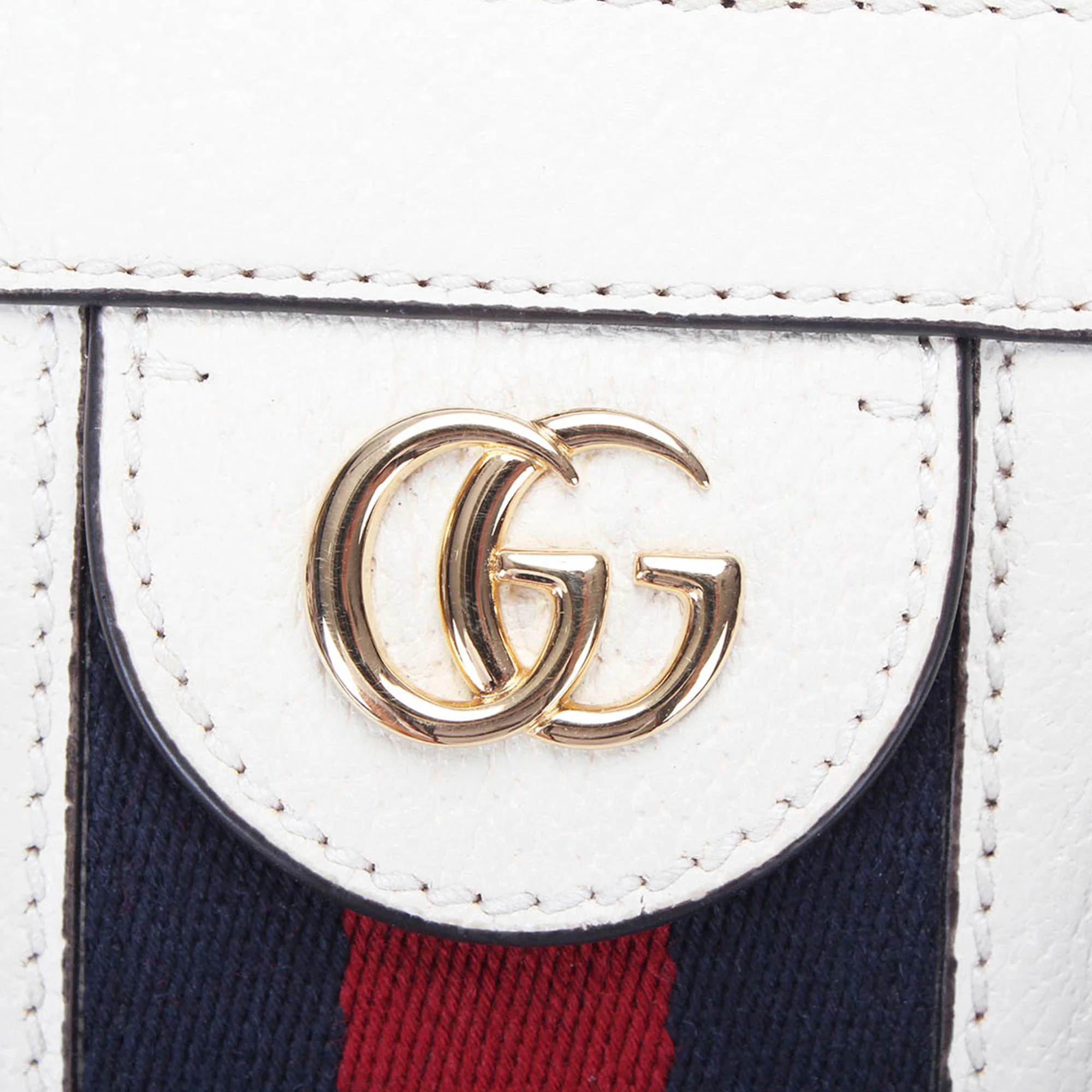 Ophidia Leather Satchel White - Image 10