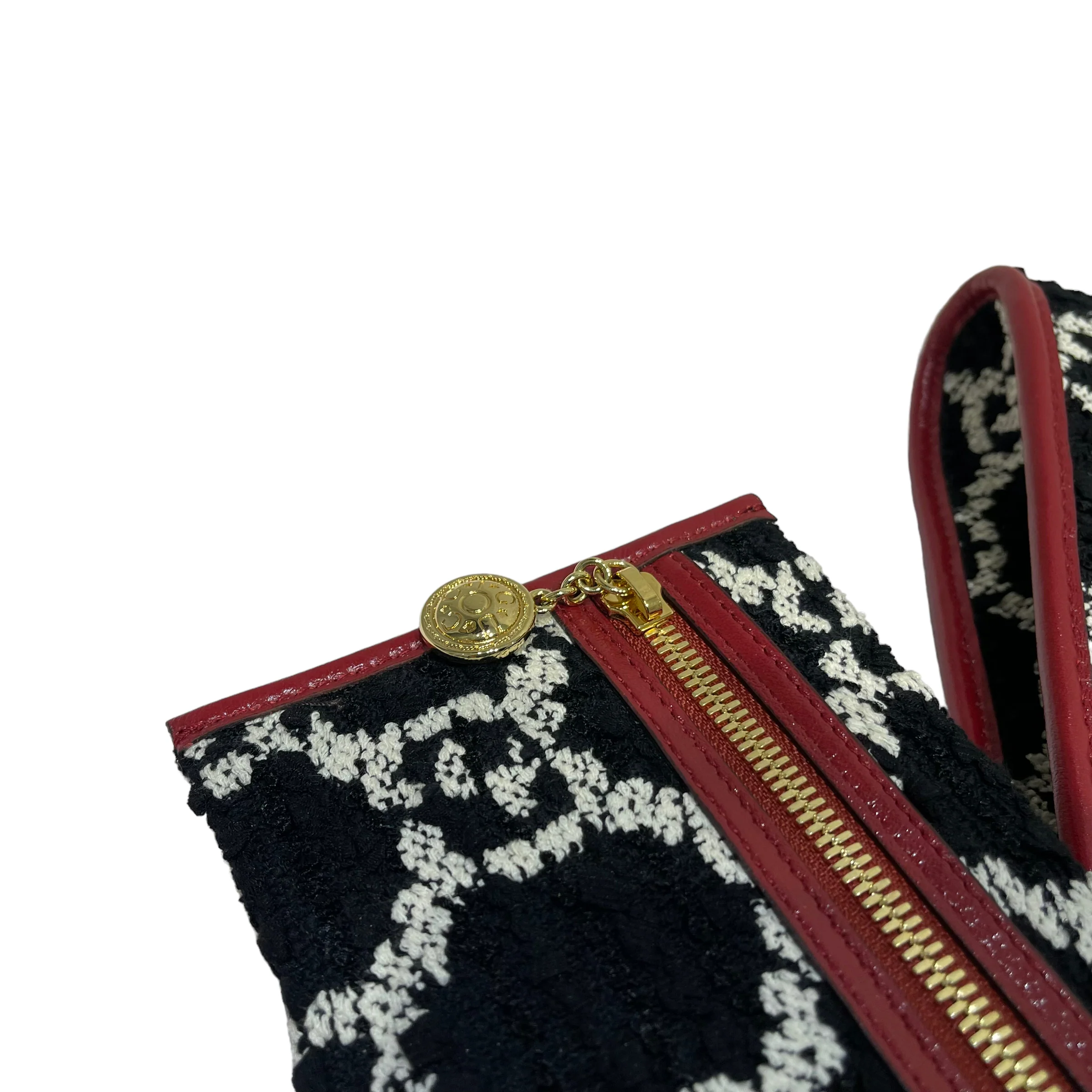 Rajah Tote Large GG Supreme Cherry Black White GHW - Image 18