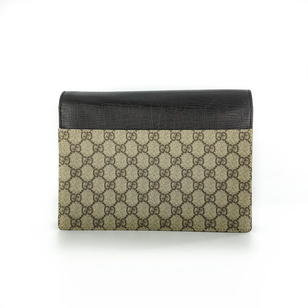 Vintage GG Monogram Clutch with Retractable Strap - Image 3