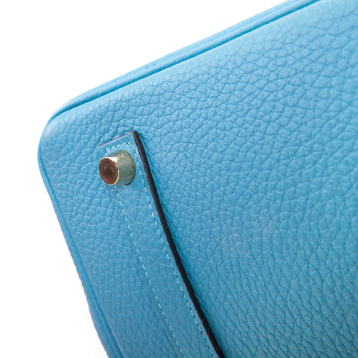 Birkin 35 in Turquoise Togo Leather - Image 15