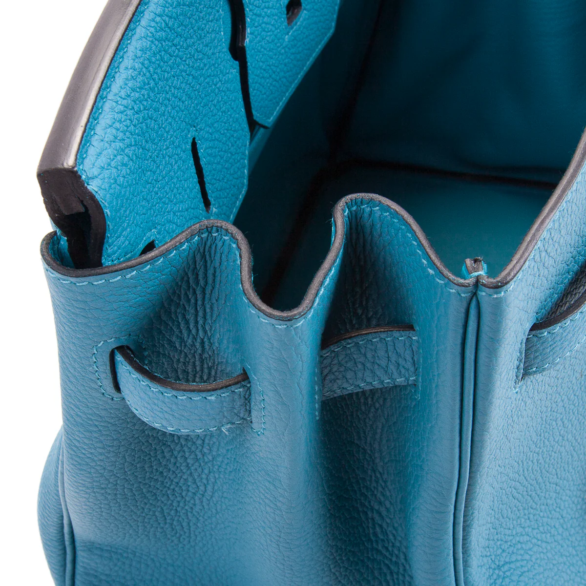 Birkin 35 in Turquoise Togo Leather - Image 3