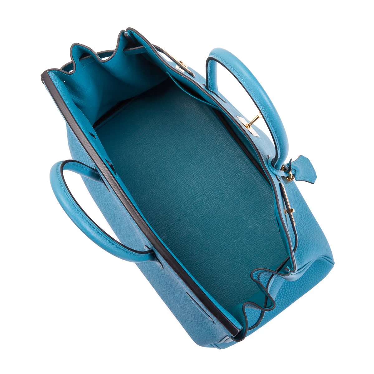 Birkin 35 in Turquoise Togo Leather - Image 5